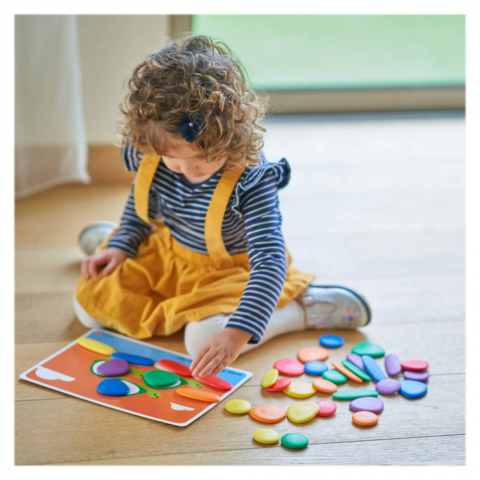 Junior Rainbow Pebbles, set de activitati cu pietricele, 1-4 ani [3]