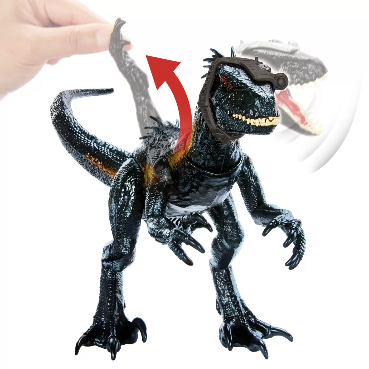 Jurassic world dino trackers track n attack dinozaur indoraptor, varsta de la 4 ani la 8 ani [5]