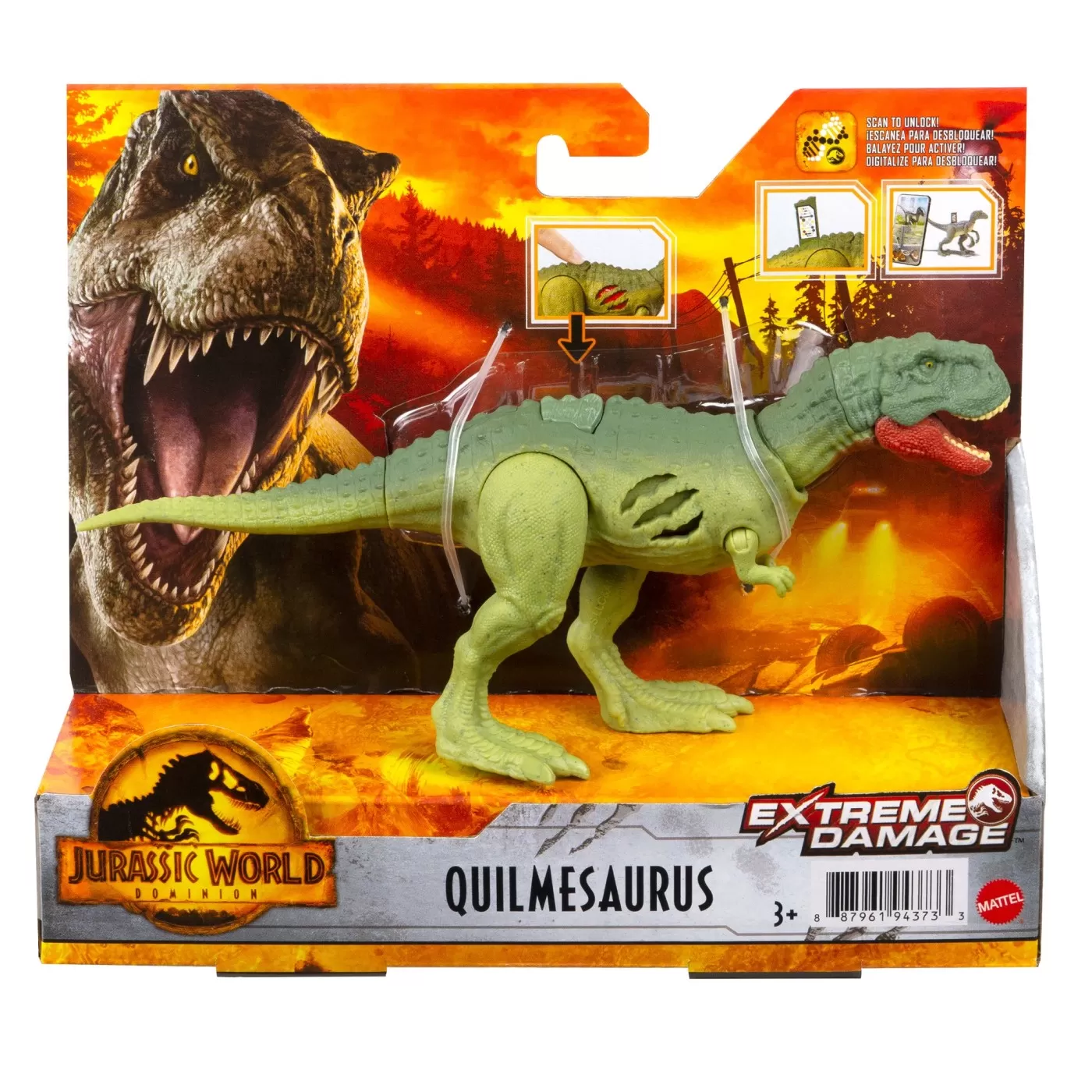 Jurassic world extreme damage dinozaur quilmesaurus, varsta de la 3 ani la 7 ani [1]