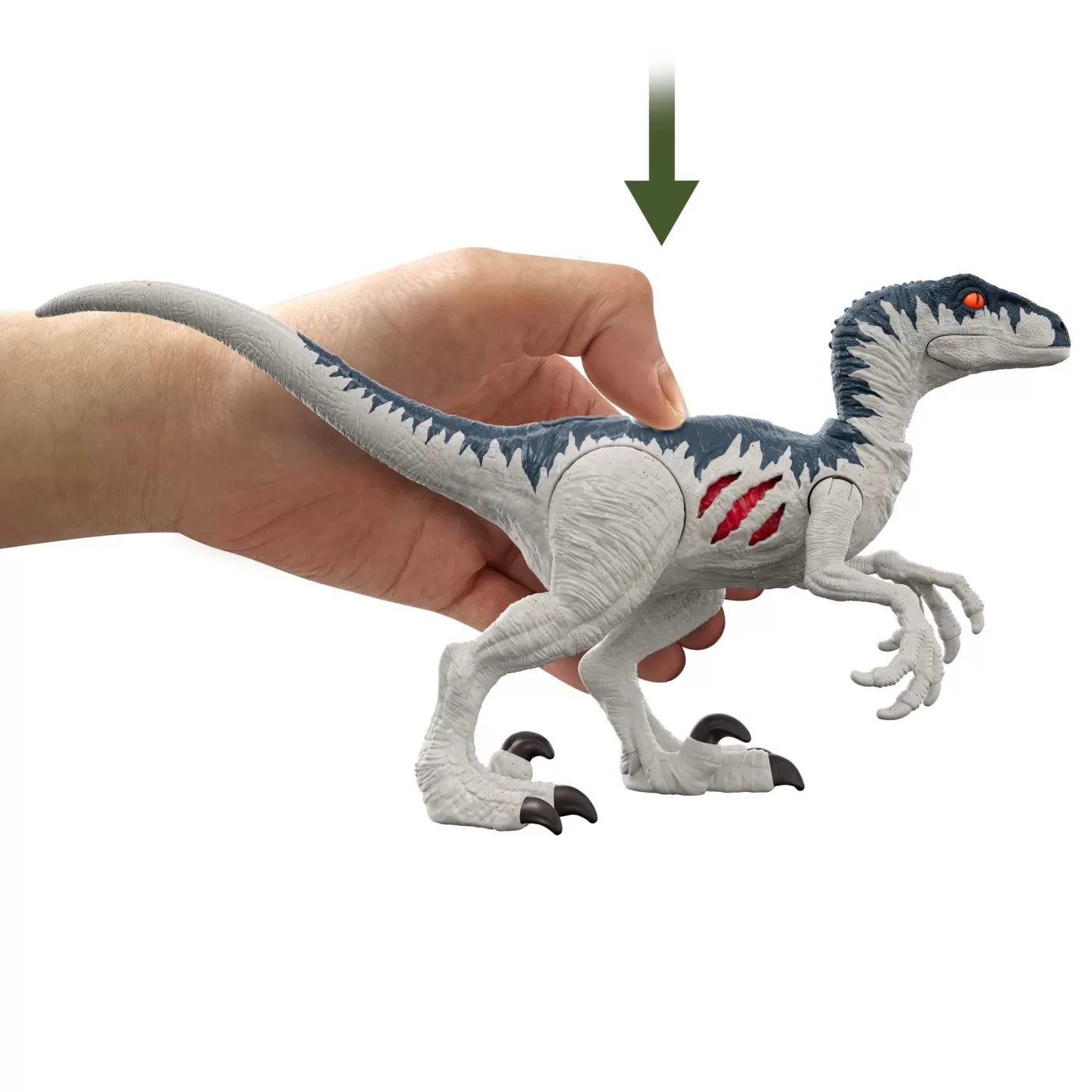Jurassic world extreme damage dinozaur velociraptor, varsta de la 3 ani la 7 ani [3]