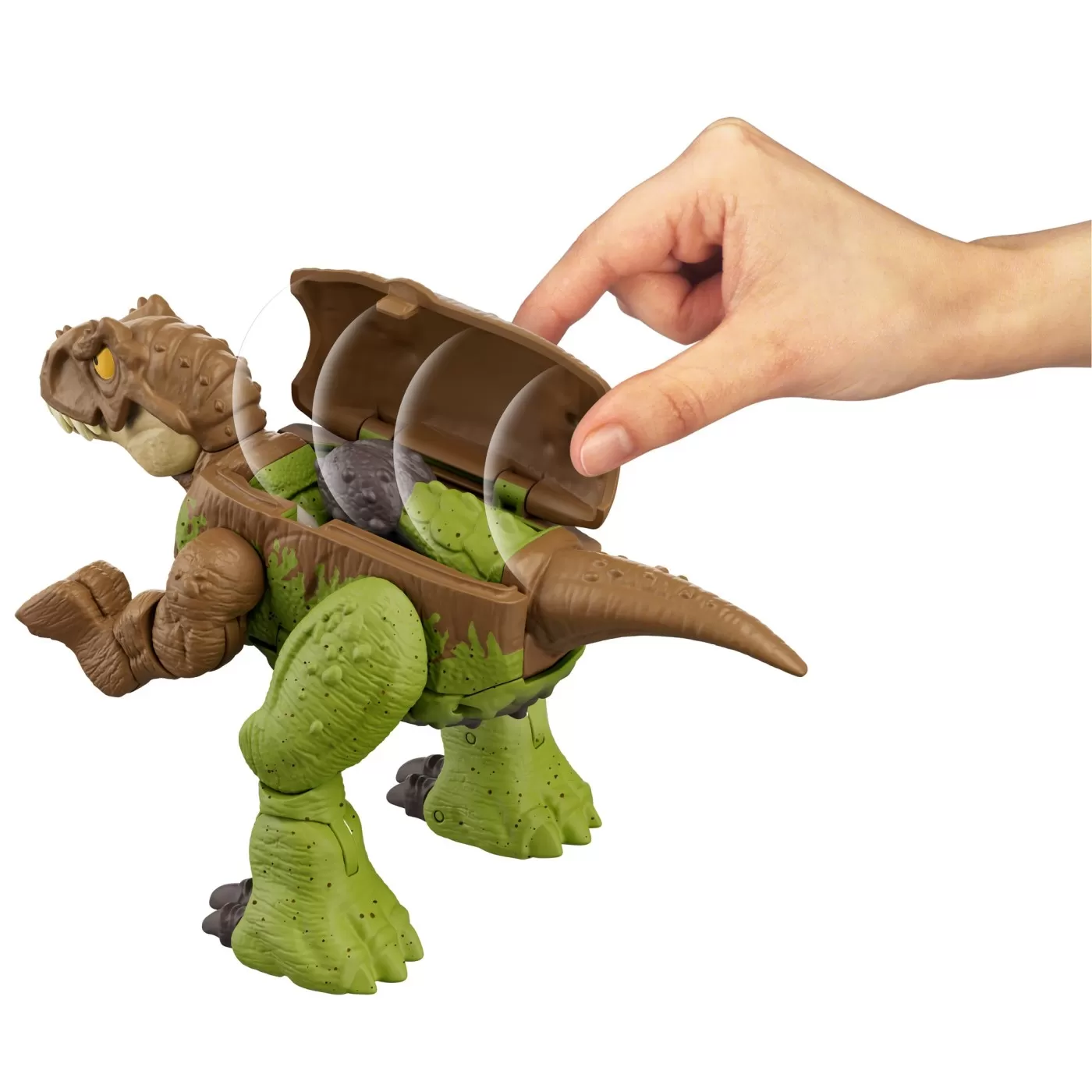 Jurassic world fierce changers double danger dinozaur transformabil tyrannosaurus rex si ankylosaurus maro, varsta de la 6 ani la 12 ani [6]