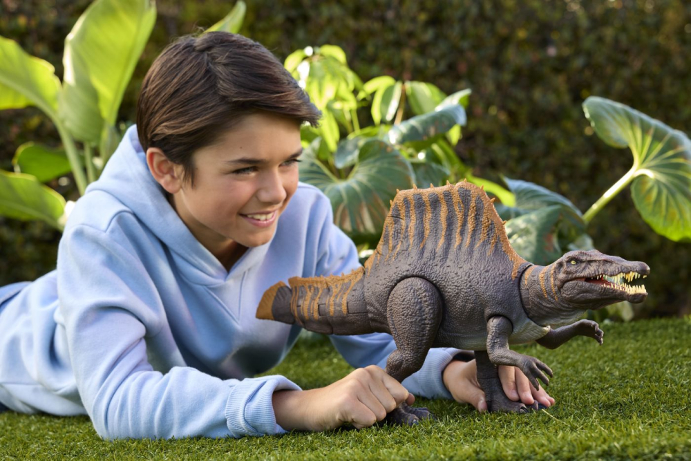 Jurassic world rebirth tail thrasher dinozaur spinosaurus interactiv cu miscari [4]