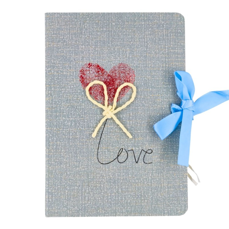 Jurnal A5 CNX Love 9802-2, 256 pagini, coperta carton diverse culori, cu snur [4]