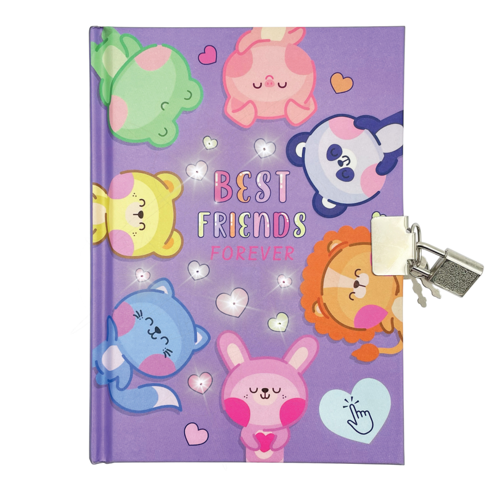 Jurnal cu LED, cu cutie cadou, 80 de pagini, 13 x 18 cm (6 buc/display), copii varsta 5 ani+,8 ani+ [6]