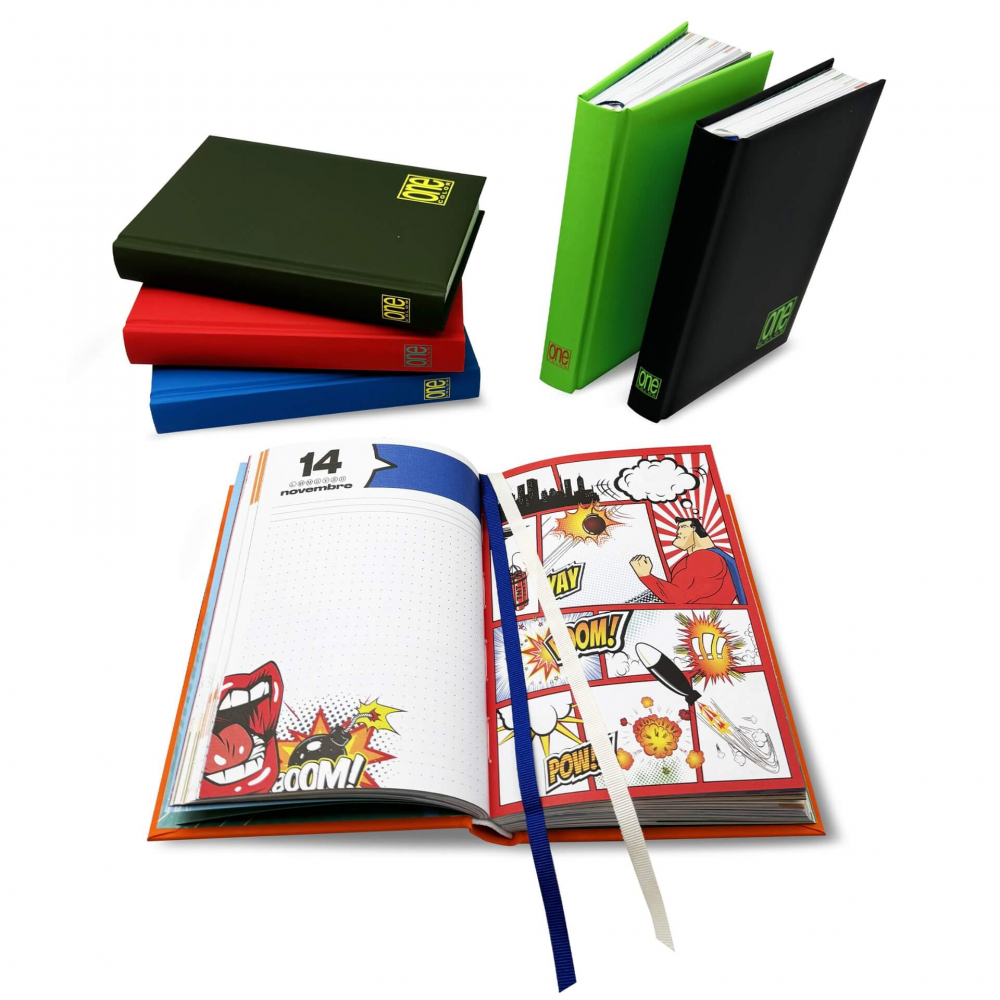 Jurnal One Color - Adolescenti-baieti, 13x18 cm, 80 g/m2, 6 culori disponibile [1]