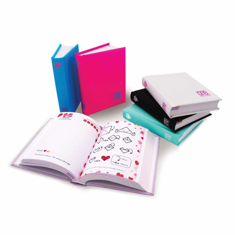 Jurnal One Color - Adolescenti-fete, 11.5x15 cm, 80 g/m2, 6 culori disponibile [1]