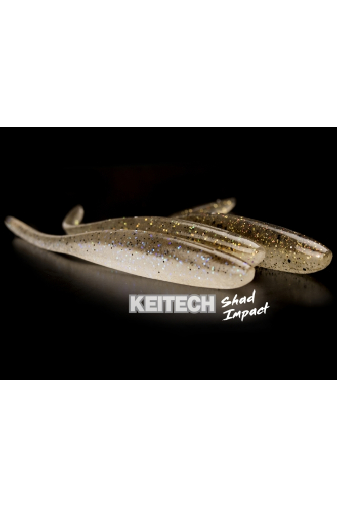 Keitech Shad Impact Green Pumpkin Chartreuse 401 10cm [3]