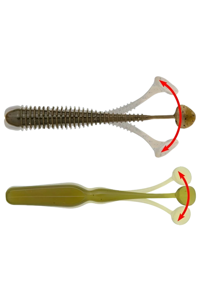 Keitech Swing Bait Clear Chartreuse Glow 026 7.1cm [4]