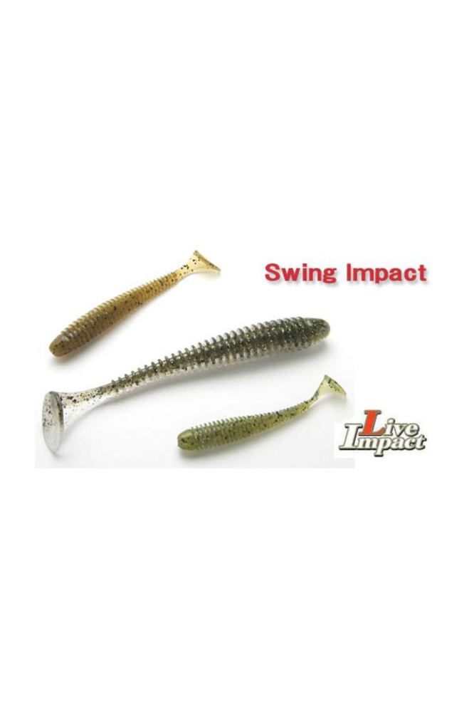 Keitech Swing Impact Slim Dark Green Pumpkin PP 105 7.6cm [3]