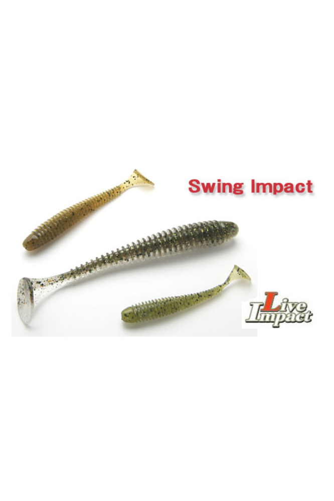 Keitech Swing Impact Slim Pro Blue Red Pearl 420 8.9cm [3]