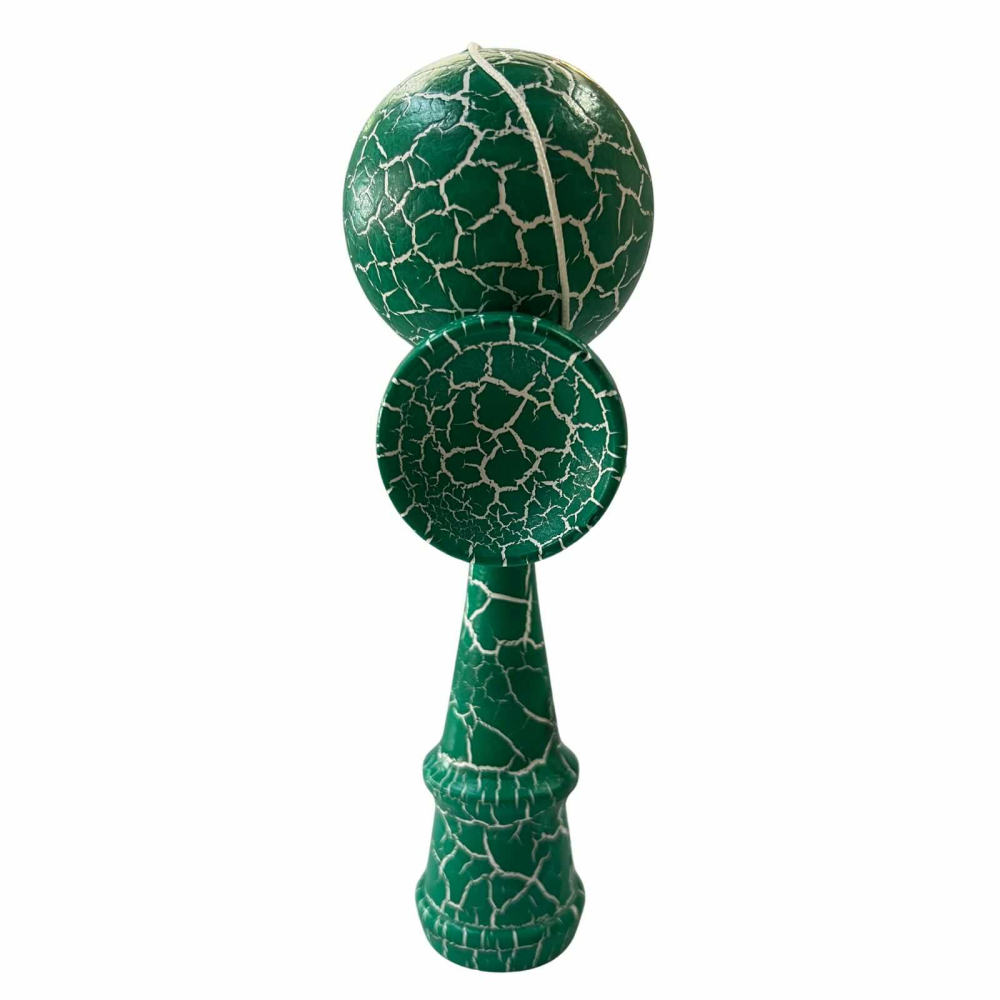 Kendama Profesionala din Lemn, Design Crapaturi, 18 cm [3]