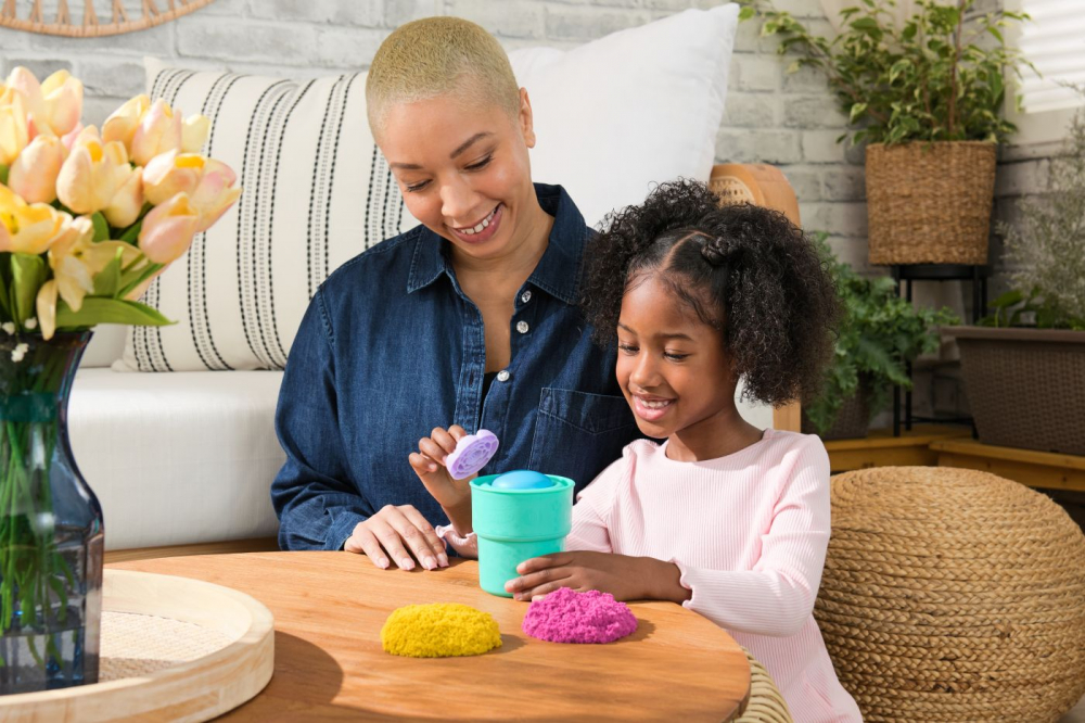 Kinetic sand floare squish blossom [3]