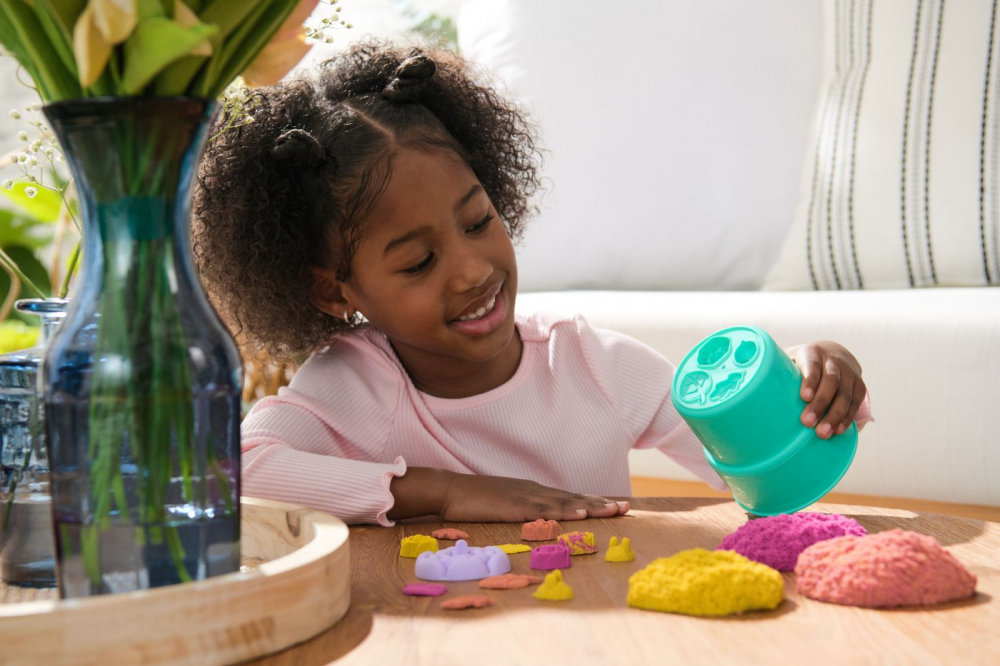 Kinetic sand floare squish blossom [4]