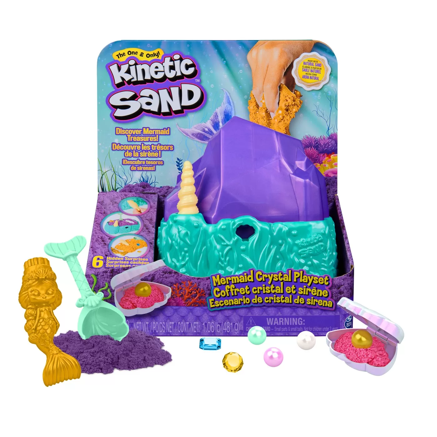 Kinetic sand set mermaid crystal [8]