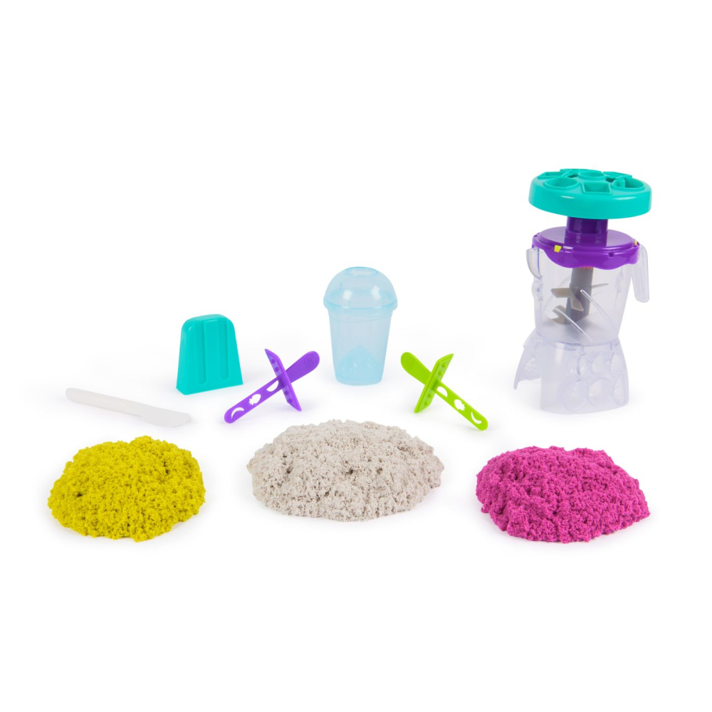 Kinetic sand set smoothie mixer  copii varsta 5 ani - 10 ani [4]