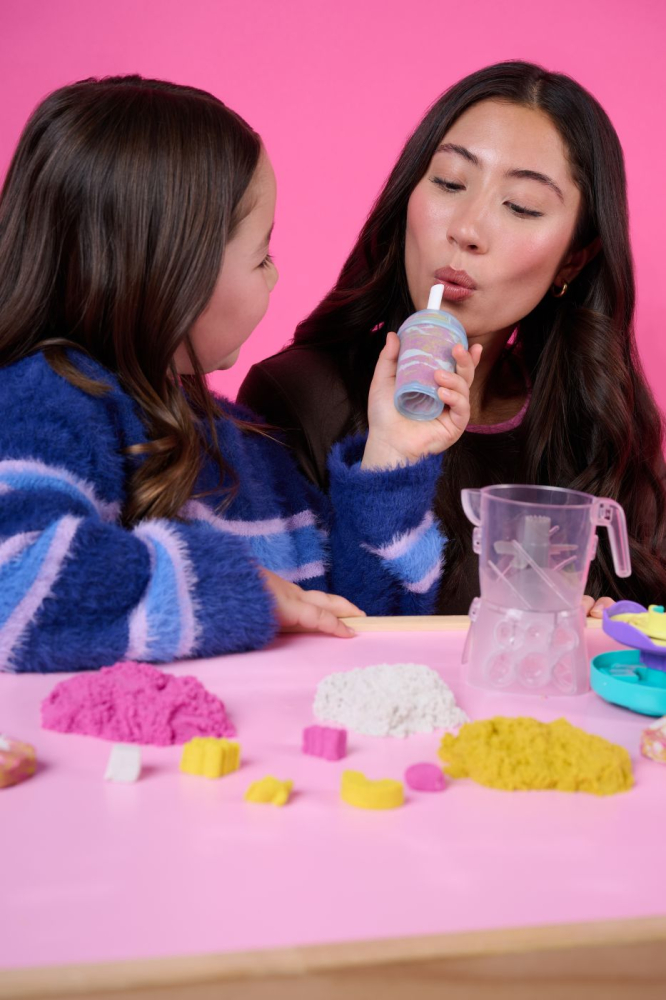 Kinetic sand set smoothie mixer  copii varsta 5 ani - 10 ani [8]