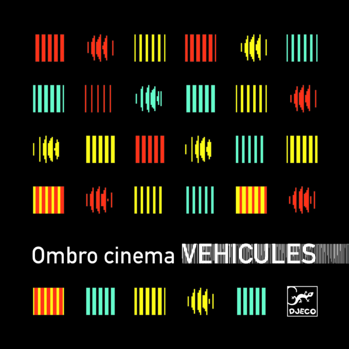 Kinoptik - Vehicule, Joc cu 37 piese magnetice, de creativitate si logica, Djeco [3]