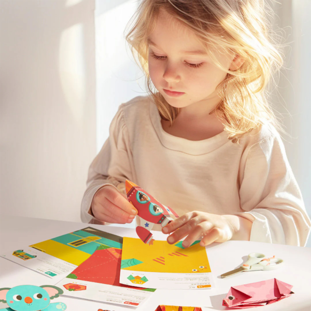 Kit Creativ Brain Game Book Let's Create Nivel 3, 50 Activitati Artizanat, Varsta 5 Ani+ [2]