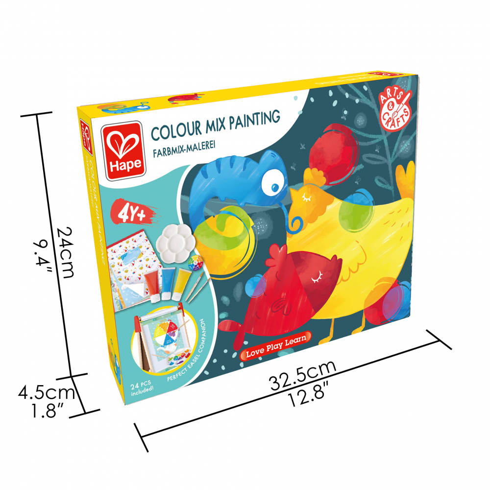 Kit pictura cu mix de culori pentru copii - 16 piese [6]