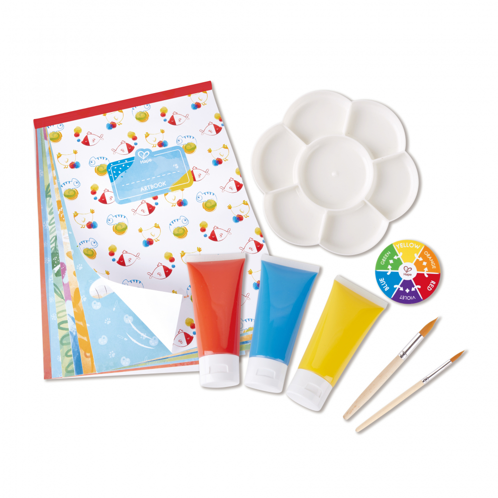 Kit pictura cu mix de culori pentru copii - 16 piese [2]