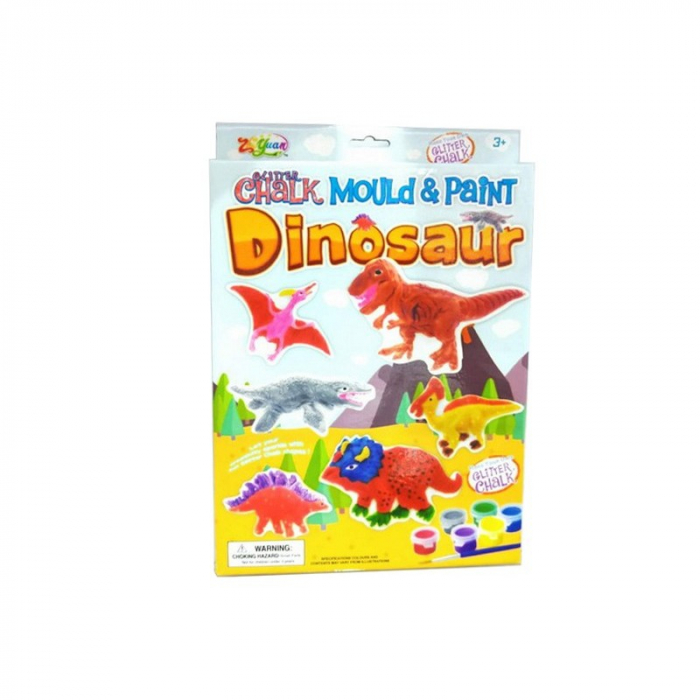Kit realizare creta cu sclipici, dinozauri [2]
