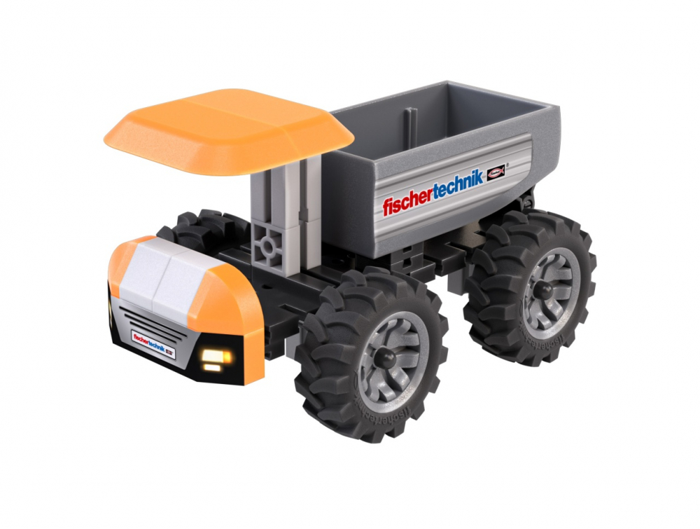 Kit STEM Camion de santier de asamblat si manevrat, Fischertechnik, varsta 6 - 9, 9+ ani, Baiat [5]