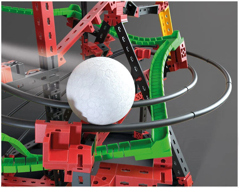 Kit STEM Circuite XL de reactii in lant traznite, Set constructie 682 piese, Fischertechnik, varsta 6 - 9, 9+ ani, Baiat, Fata [5]