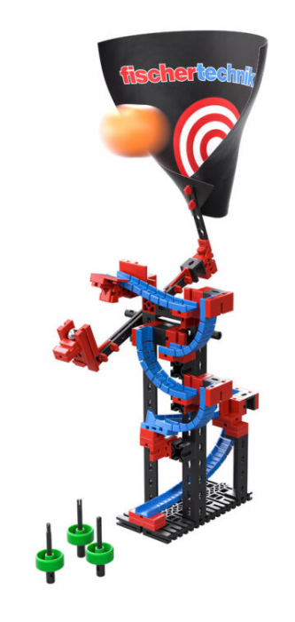 Kit STEM Construieste si joaca Ping pong, Bowling, Set constructie 114 piese,Fischertechnik, varsta 6 - 9, 9+ ani, Baiat, Fata [2]