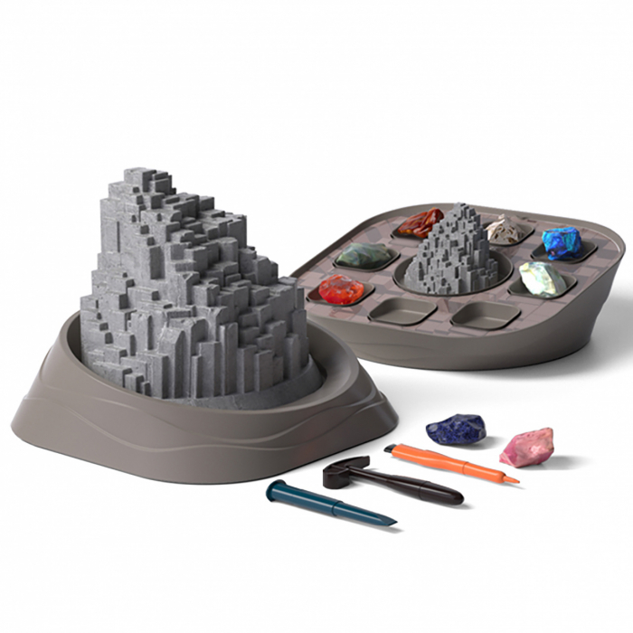 Kit STEM de excavare pietre pretioase Giants Causeway din Irlanda de Nord, TopBright, varsta 6 - 9 ani, Baiat, Fata [1]
