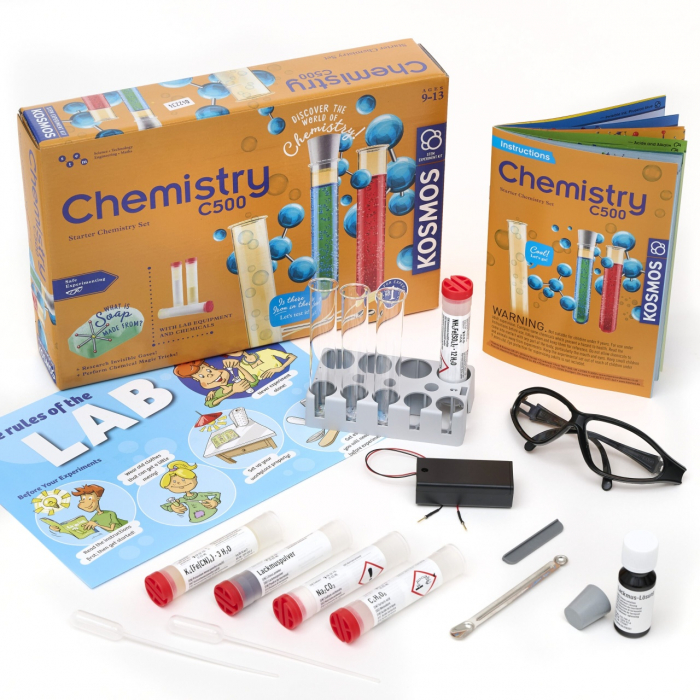 Kit STEM Experiente chimice si electrochimice, Thames & Kosmos, varsta 6 - 9, 9+ ani, Baiat, Fata [3]