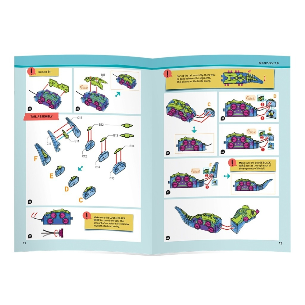 Kit STEM Gecko robotul care se catara, Genius Toy Baiat, Fata, varsta +9 ani, 6 - 9 ani [4]