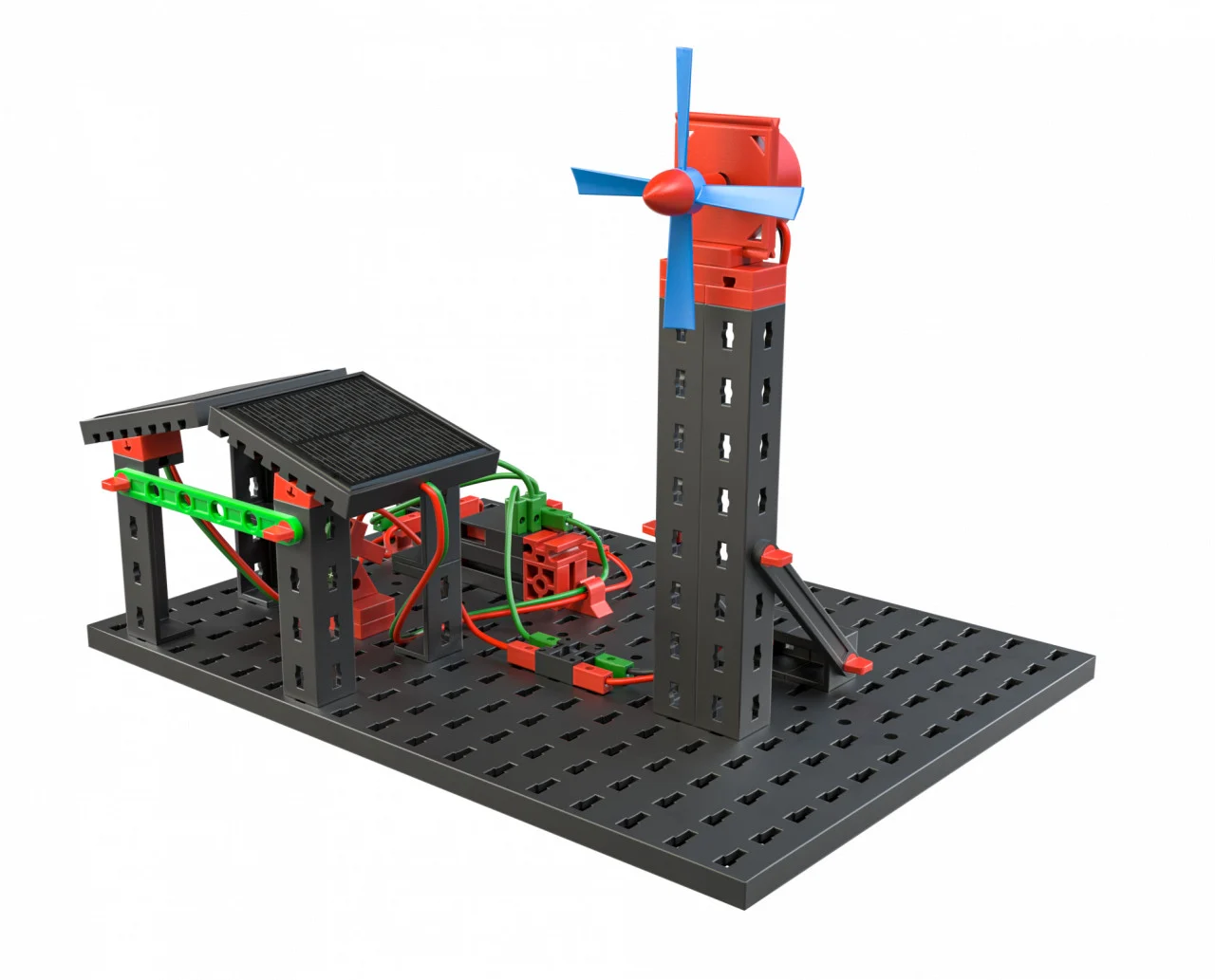 Kit STEM Green Energy, Set constructie 339 piese, Fischertechnik, varsta 9+ ani, Baiat, Fata [8]