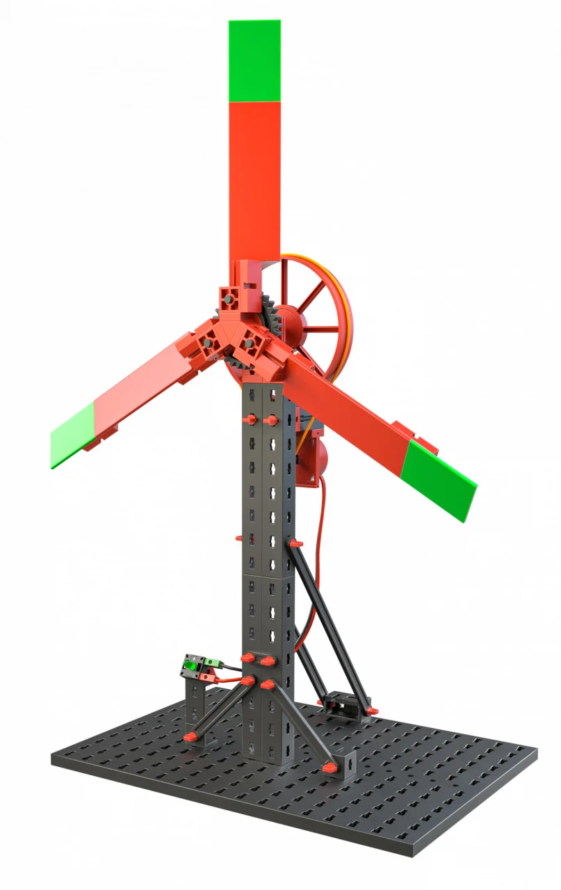 Kit STEM Green Energy, Set constructie 339 piese, Fischertechnik, varsta 9+ ani, Baiat, Fata [14]