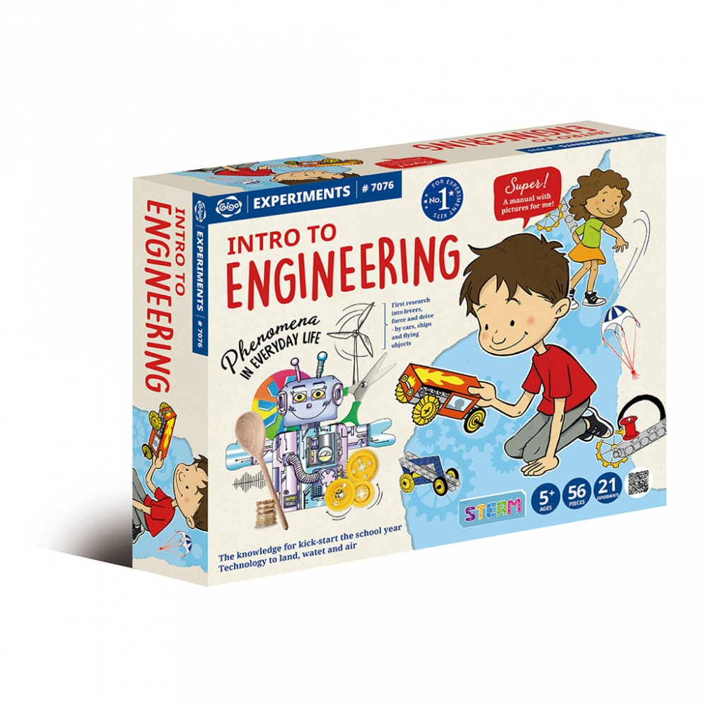 Kit STEM Primele principii ale fizicii aplicate, Gigo Toys, varsta 3 - 6 ani, Baiat, Fata [1]