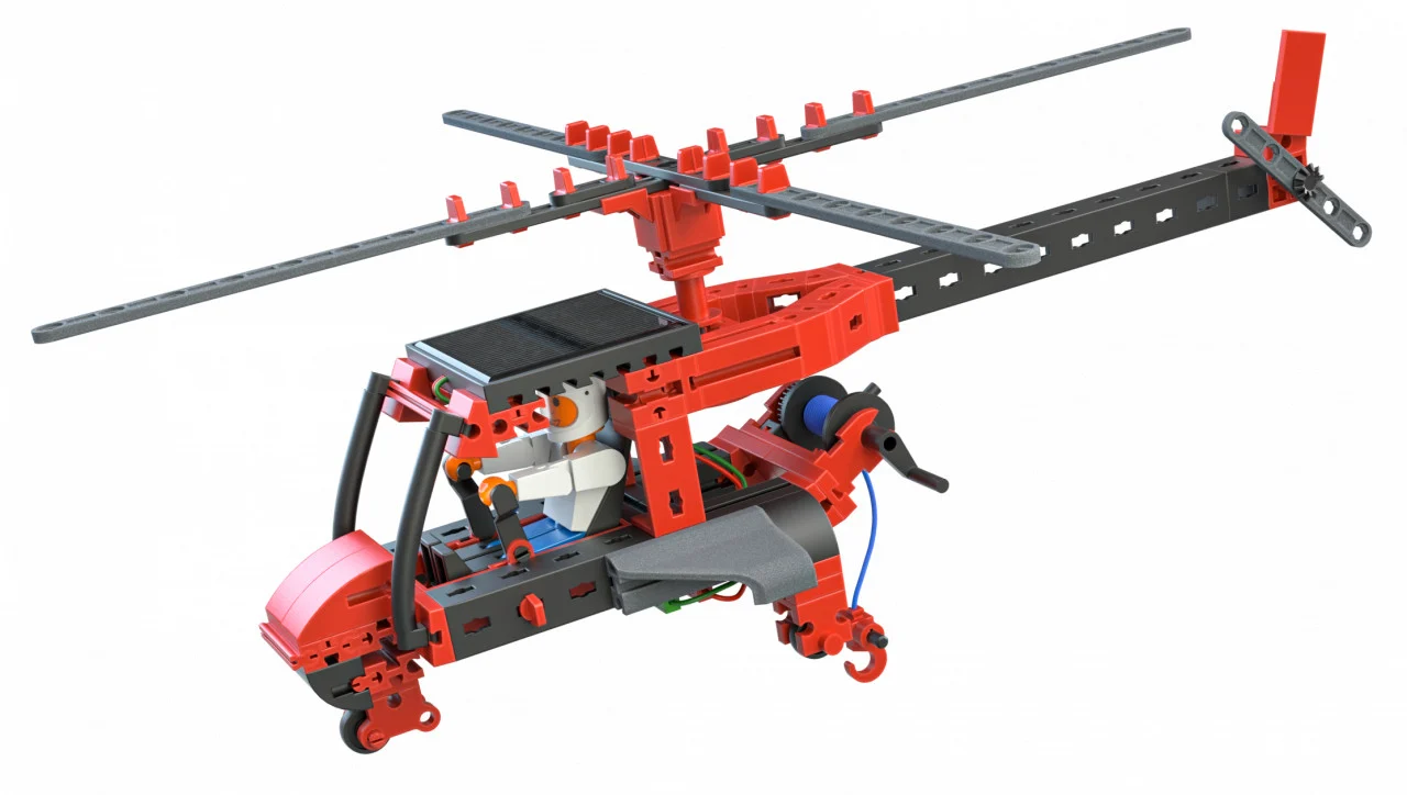 Kit STEM Puterea Solara, Set constructie 167 piese, Fischertechnik, varsta 6 - 9, 9+ ani, Baiat, Fata [8]