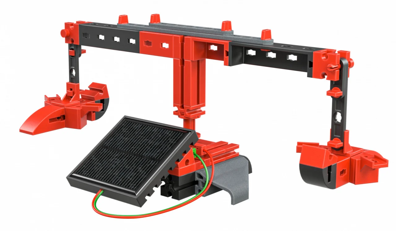Kit STEM Puterea Solara, Set constructie 167 piese, Fischertechnik, varsta 6 - 9, 9+ ani, Baiat, Fata [9]