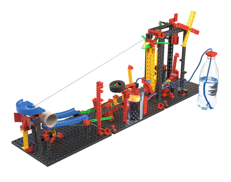 Kit STEM Reactii in lant traznite, Set de constructie, 428 piese, Fischertechnik, varsta 6 - 9, 9+ ani, Baiat [6]