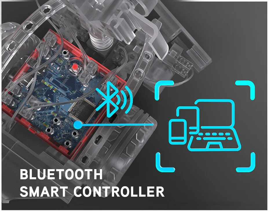 Kit STEM Smart Robots Pro, Invata sa programezi roboti, 362 piese, Fischertechnik, varsta 6 - 9, 9+ ani, Baiat, Fata [6]