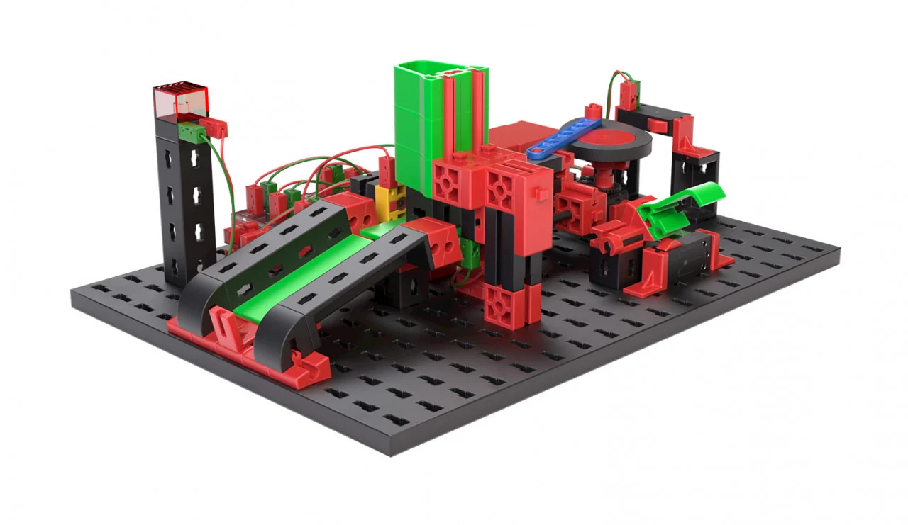 Kit STEM Smart Robots Pro, Invata sa programezi roboti, 362 piese, Fischertechnik, varsta 6 - 9, 9+ ani, Baiat, Fata [14]