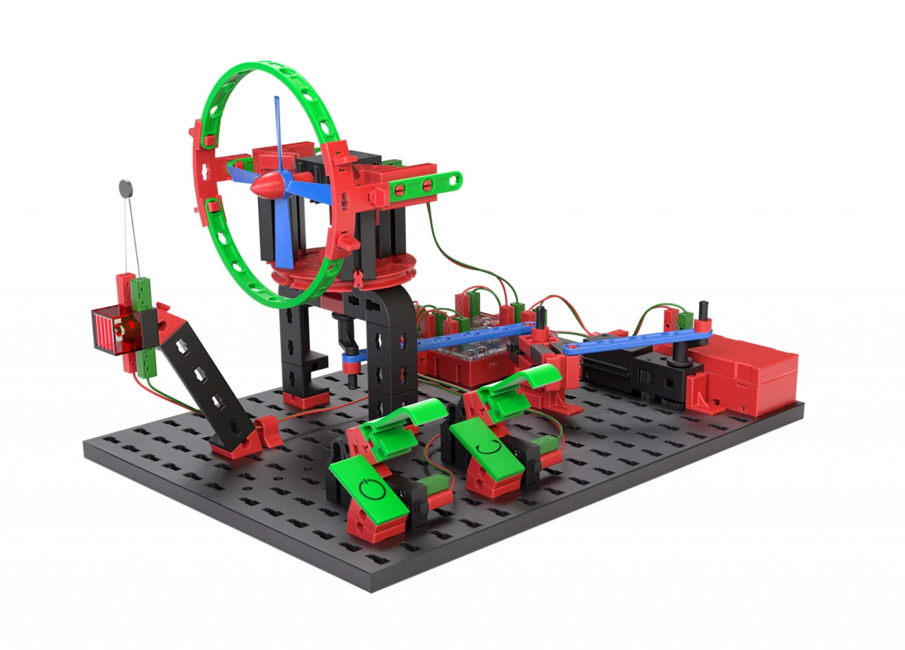 Kit STEM Smart Robots Pro, Invata sa programezi roboti, 362 piese, Fischertechnik, varsta 6 - 9, 9+ ani, Baiat, Fata [12]