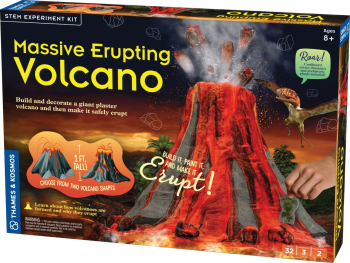 Kit STEM Vulcan in eruptie, Thames & Kosmos, varsta 6 - 9, 9+ ani, Baiat, Fata [1]