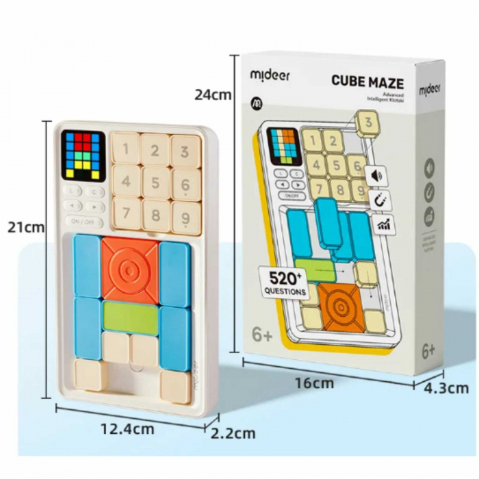 Klotski Cube Maze, Joc de memorie si inteligenta cu AI Integrat de la MiDeer Toys [12]