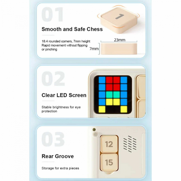 Klotski Cube Maze, Joc de memorie si inteligenta cu AI Integrat de la MiDeer Toys [8]