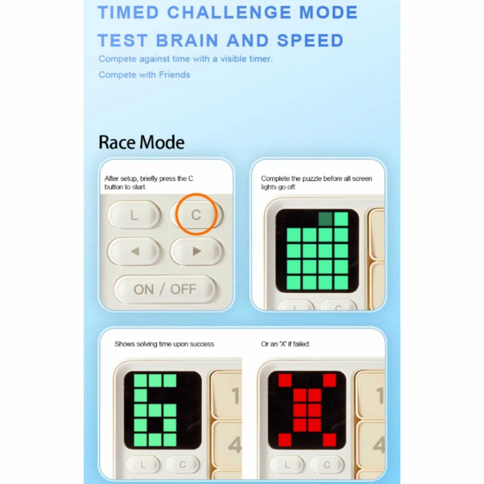 Klotski Cube Maze, Joc de memorie si inteligenta cu AI Integrat de la MiDeer Toys [5]