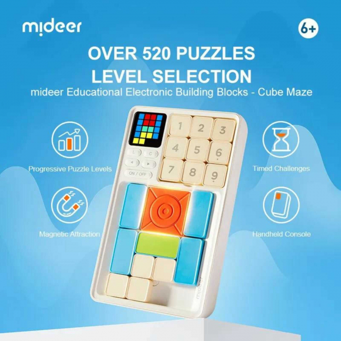 Klotski Cube Maze, Joc de memorie si inteligenta cu AI Integrat de la MiDeer Toys [2]