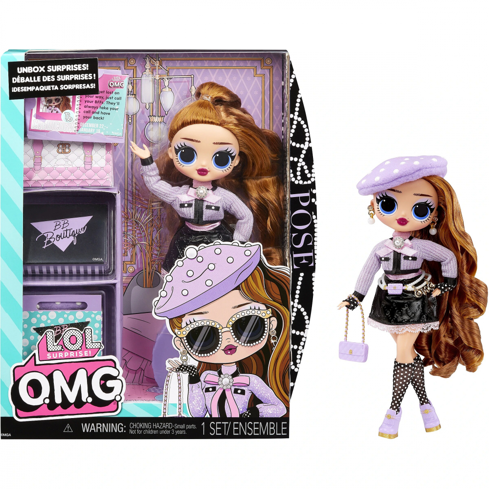 L.o.l. surprise! o.m.g. papusa fashionista pose, varsta de la 4 ani la 8 ani [6]
