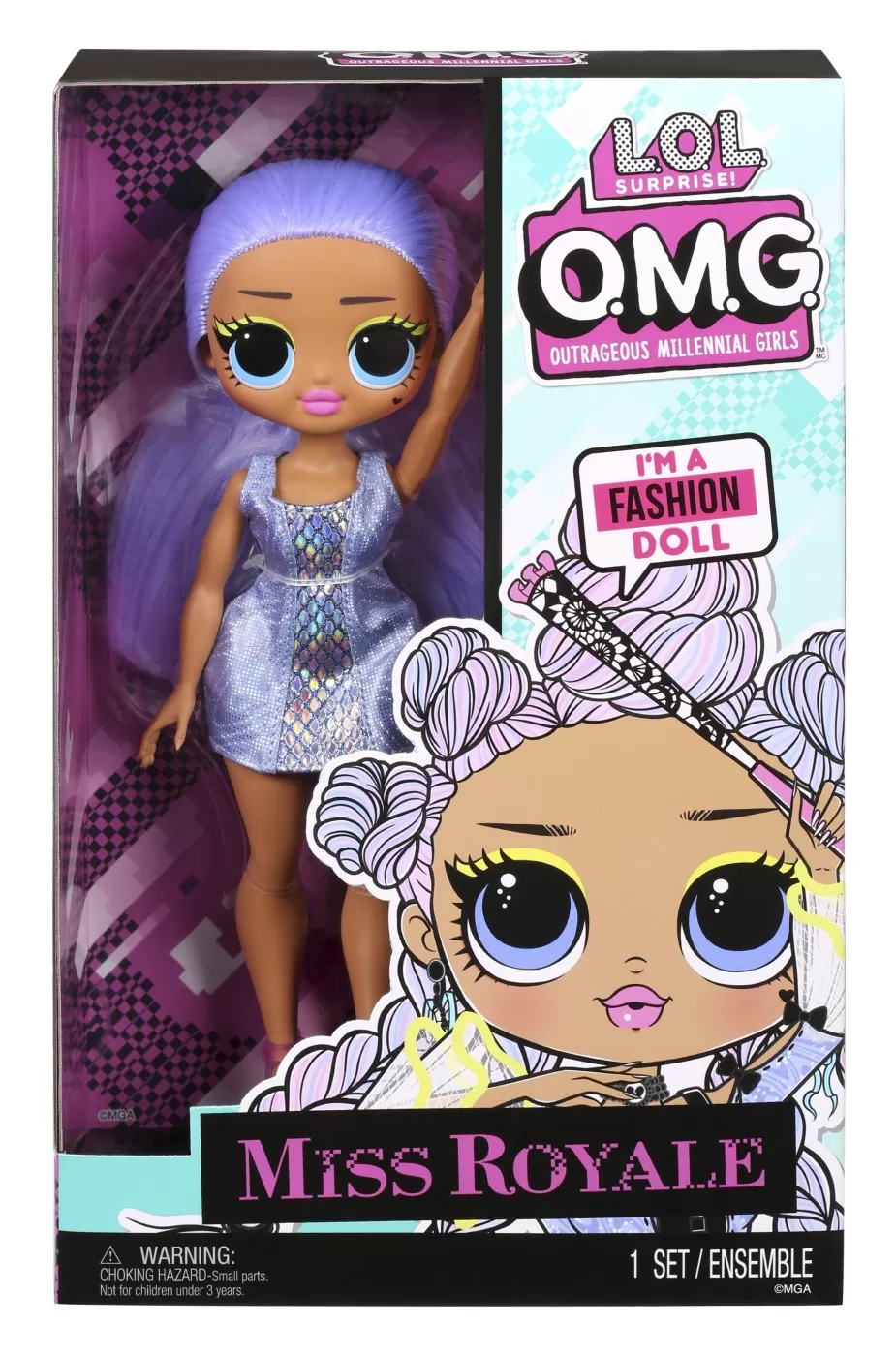 L.o.l surprise! o.m.g. papusa miss royale, varsta de la 3 ani la 7 ani [1]