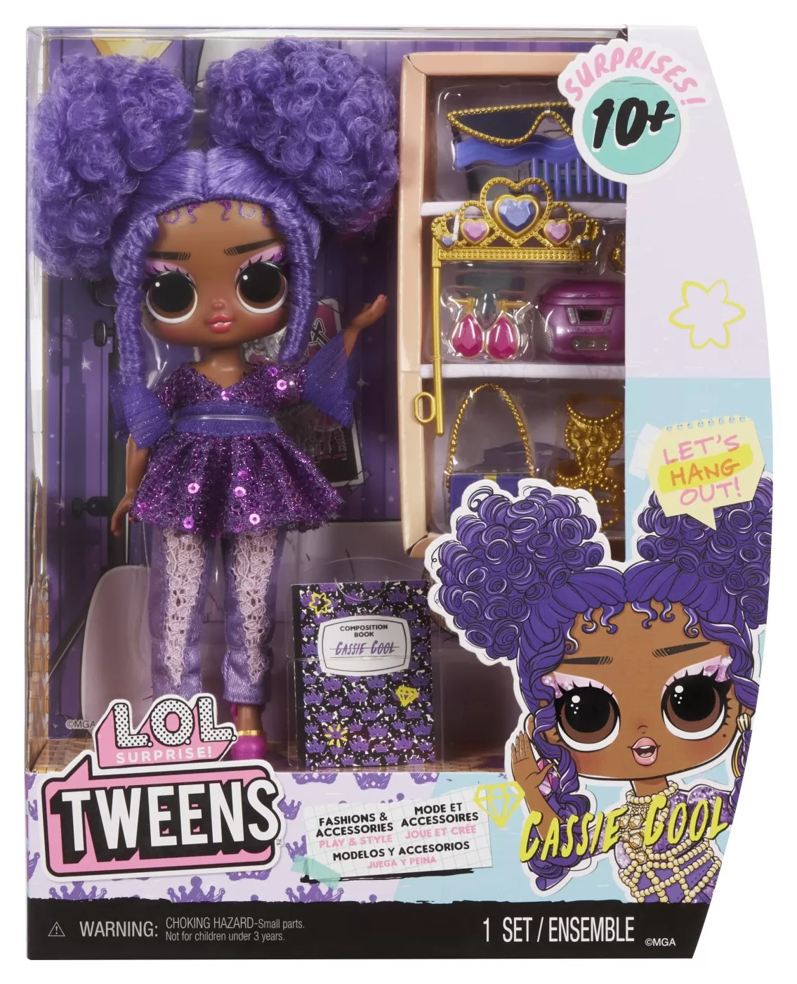 L.o.l. surprise! tweens papusa fashionista cassie cool cu surprize, varsta de la 3 ani la 7 ani [1]