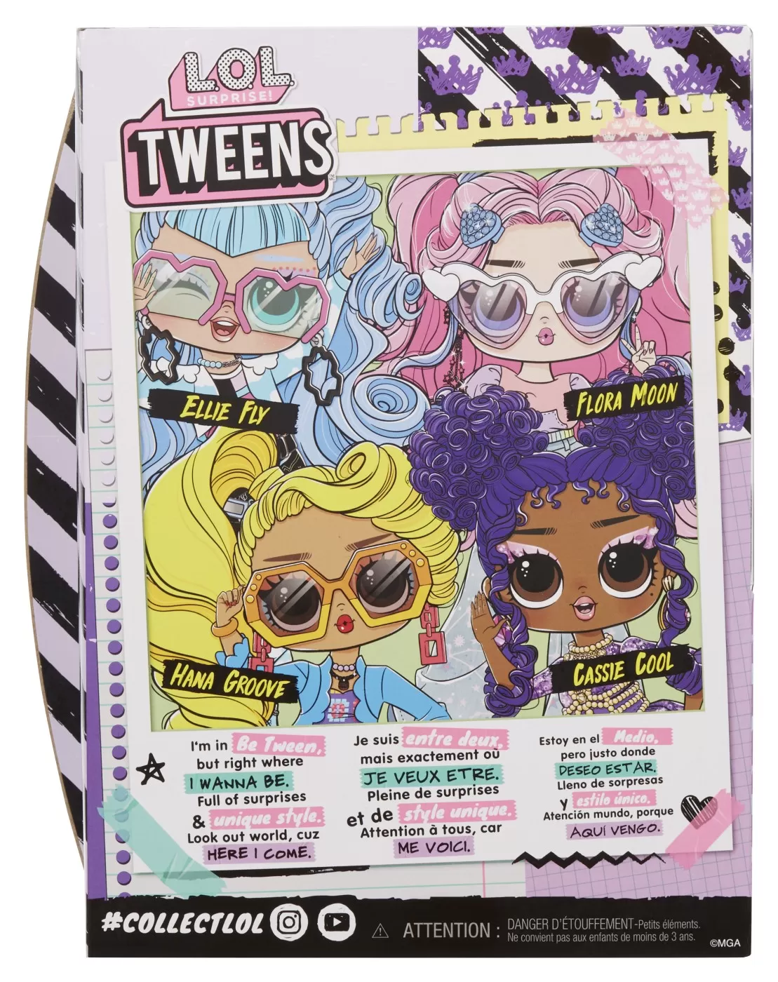 L.o.l. surprise! tweens papusa fashionista cassie cool cu surprize, varsta de la 3 ani la 7 ani [8]