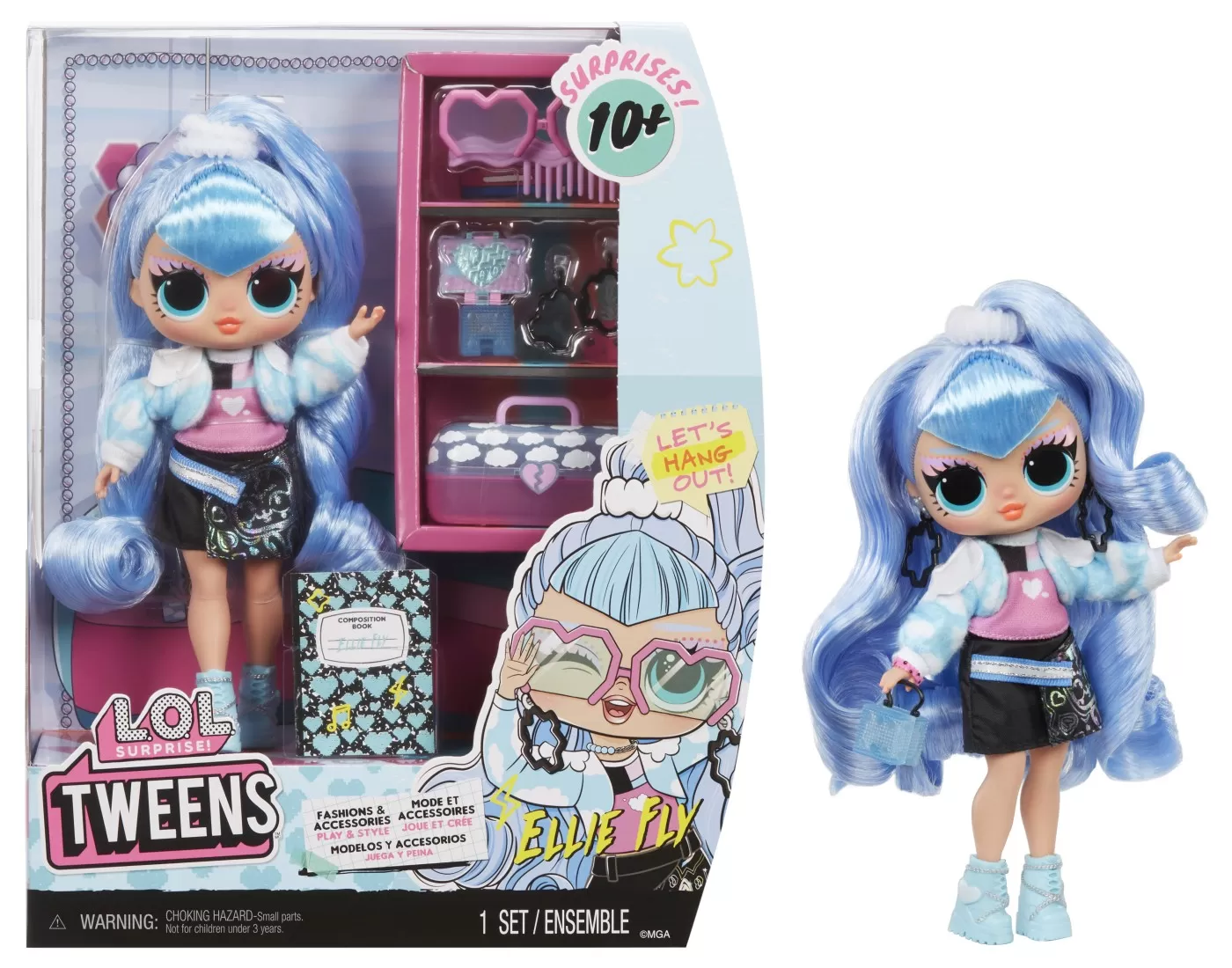 L.o.l. surprise! tweens papusa fashionista ellie fly cu surprize, varsta de la 3 ani la 7 ani [7]